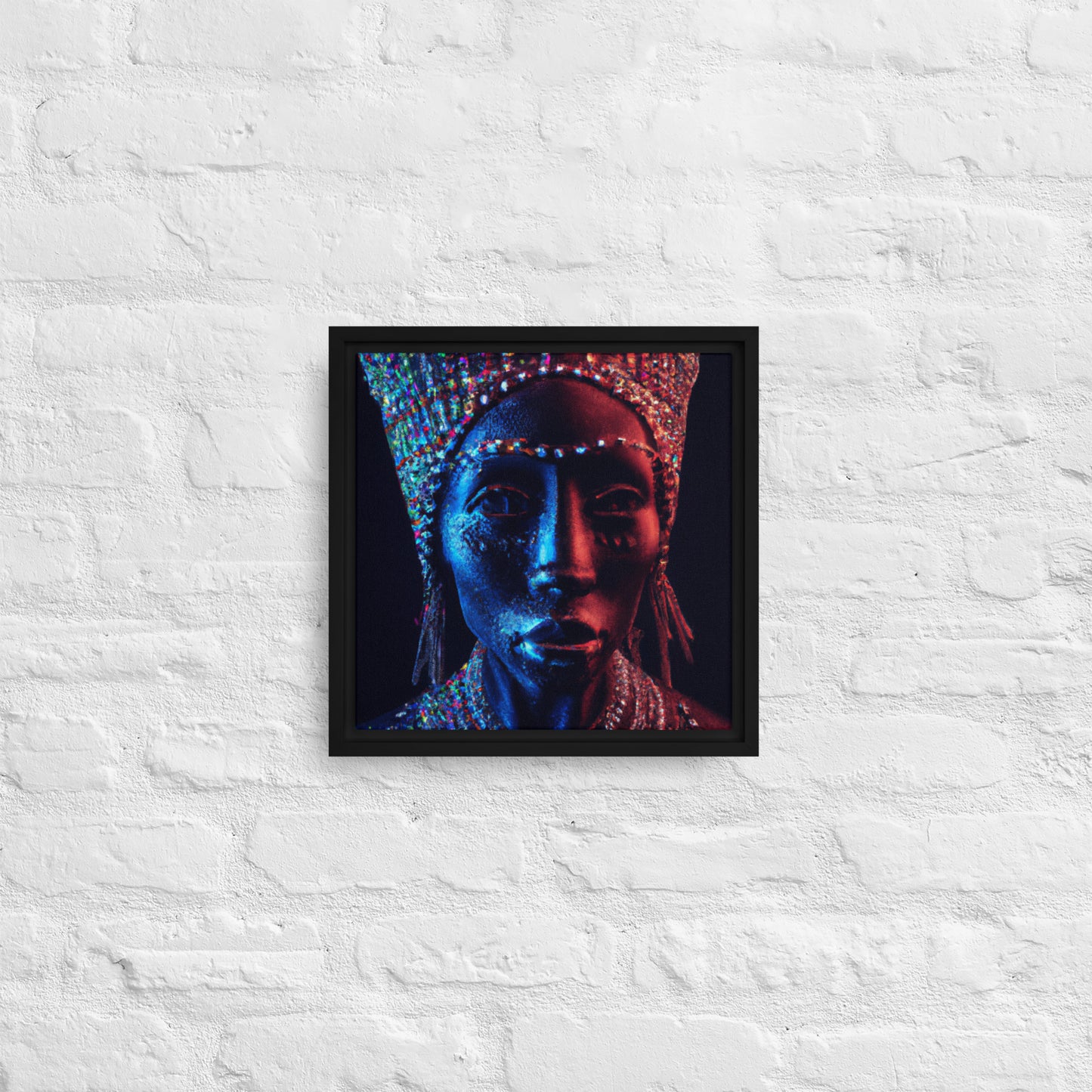 Afrofuturism-Framed canvas