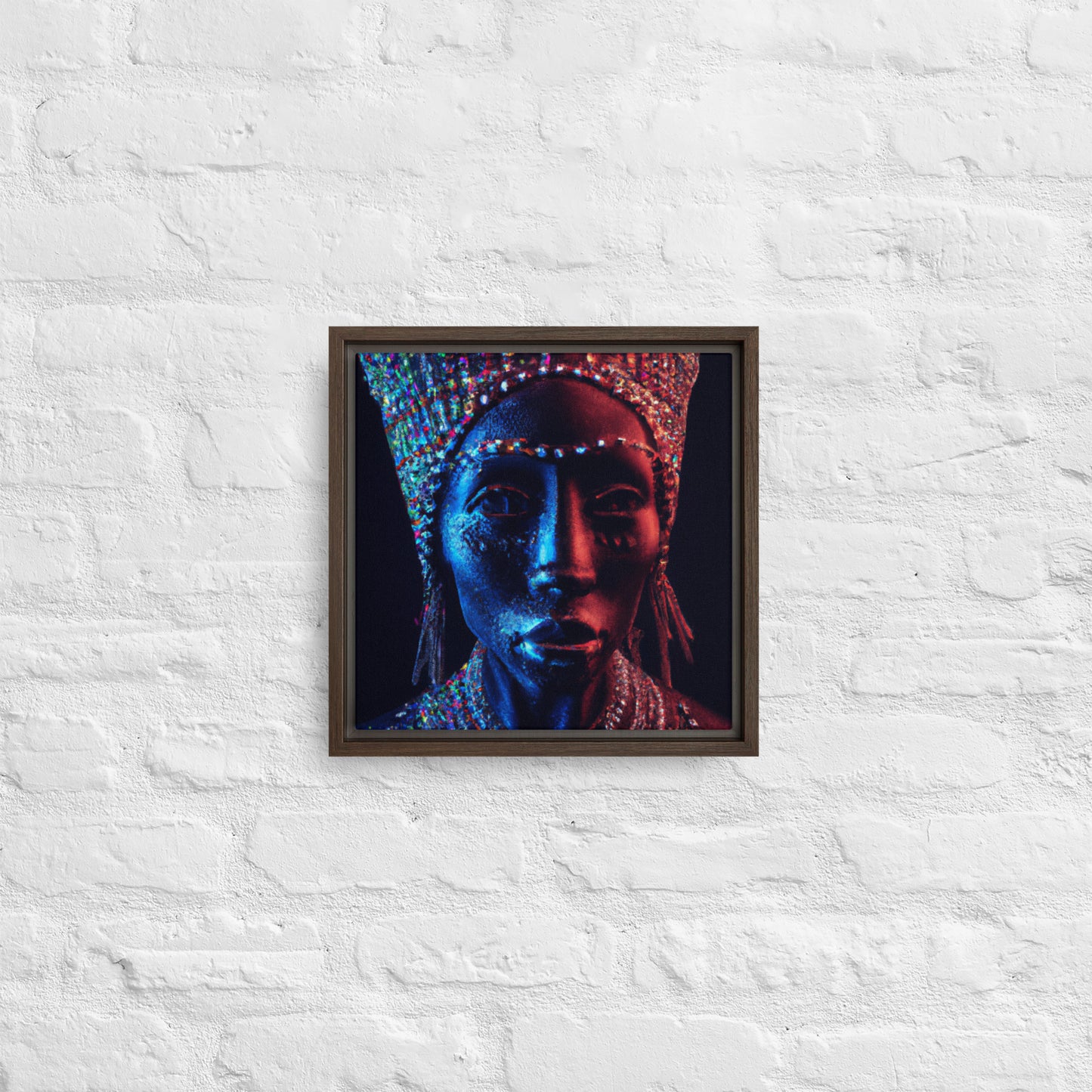 Afrofuturism-Framed canvas