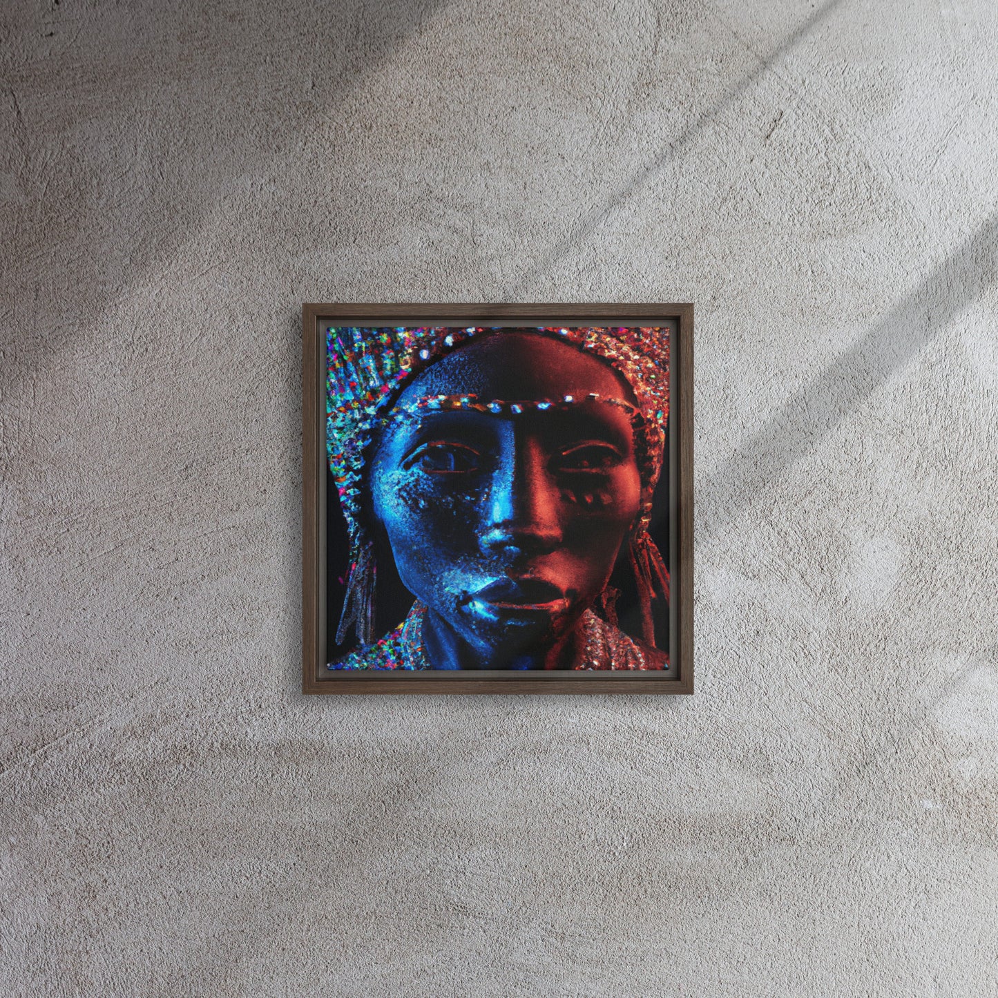 Afrofuturism-Framed canvas