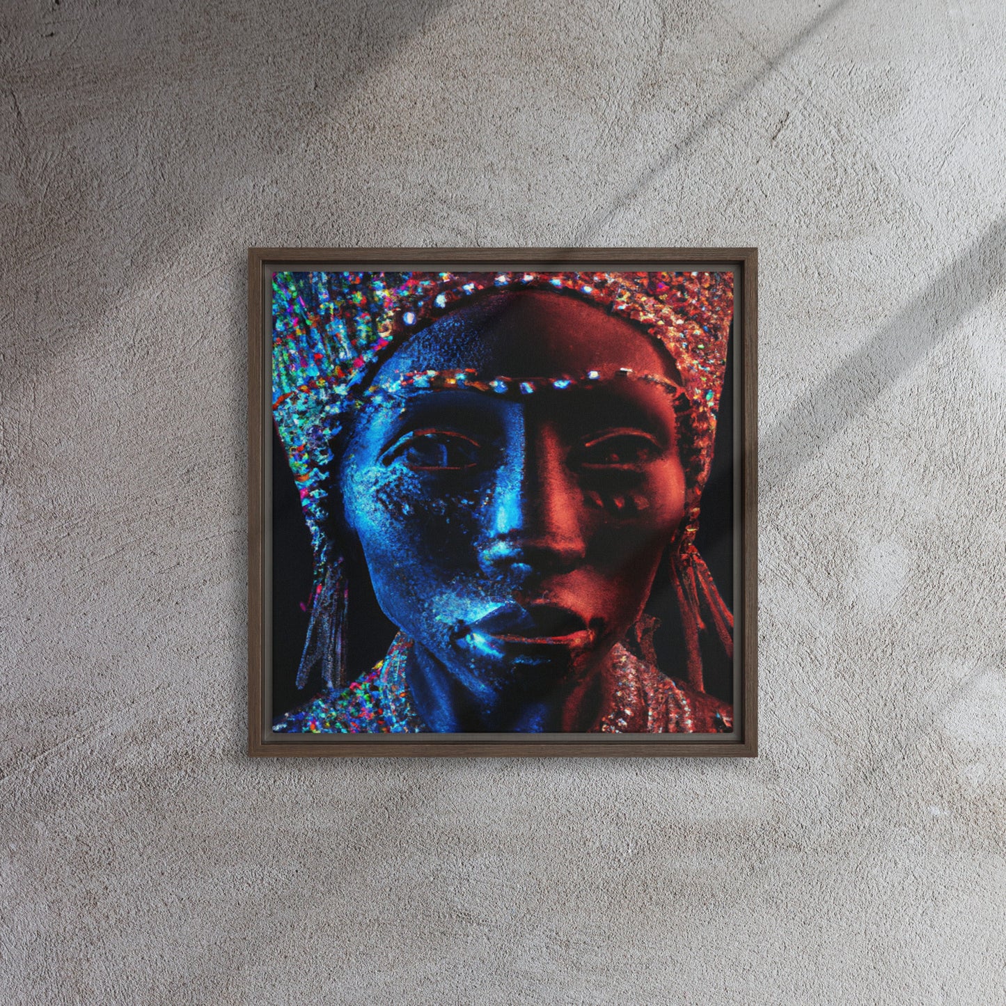 Afrofuturism-Framed canvas